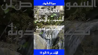 سورة الكهف من 12 الى 15 Shorts 