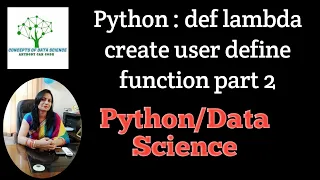 Class 7-Python User-Defined Function Using Def Lambda With Example