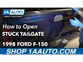 How to Open Stuck Tailgate 97-04 Ford F-150