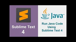 How to setup Sublime Text for Java Programming