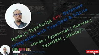 Node js TypeScript API Database Integration with TypeORM SQLite