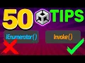 50 Unity tips you MUST know