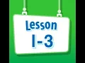 Math Envision English Lesson 1-3