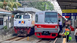 Download Kompilasi KRL Commuter Line dan Lokomotif di Kramat! JR 205 Musashino, TM 6000, CC 201, CC 206! MP3