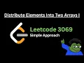 Leetcode 3069 Distribute Elements Into Two Arrays I