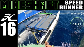 How far in 7 minutes? Hobie 16 solo FULL SEND!