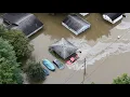 INDIANAPOLIS IS UNDERWATER Catastrophic Flooding Water Rescues Homes COMPLETELY SUBMERGED