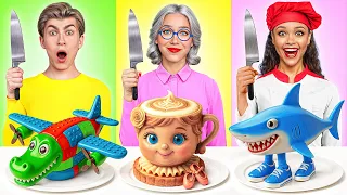 أنا مقابل جدتي في تحدي تحضير الطعام معركة عفن الدماغ Multi DO Challenge 