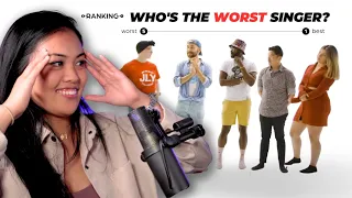 who is the best singer singers rank themselves wrong