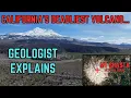 Geology of Mount Shasta California USA