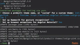 Angular CLI Recipes Introduction to Schematics packtpub com