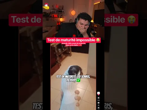 Test de maturité impossible 😭