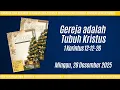 Lagu 28 Desember 2025 - Gereja adalah Tubuh Kristus