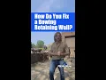 Download Lagu How to fix a failing retaining wall