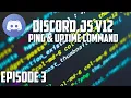 Discord js v12 Bot Tutorial - Uptime and Ping Commands Episode ghost