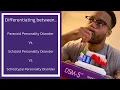 DSM5 Paranoid Personality D vs Schizoid Personality Disorder vs Schizotypal Personality Disorder