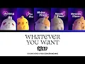 Download Lagu M4P 'Whatever You Want'【Color Coded Lyrics Video】