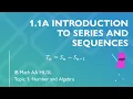 1 1a Introduction to Series and Sequences IB Math AA