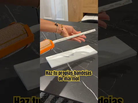 HAZ TU PROPIA BANDEJA DE MÁRMOL GENUINO CON MENOS DE $6 dólares!