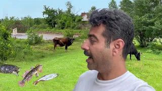 ماهیگیری در بکرترین نقطه ایران گیلان 