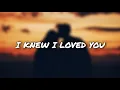 Download Lagu Music Travel Love - I Knew I Loved You (Lyrics)