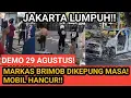 Download Lagu DIKEPUNG MARKAS BRIMOB JAKARTA! AMUK MASA MAKIN PARAHHH! MOBIL HANCUR!!