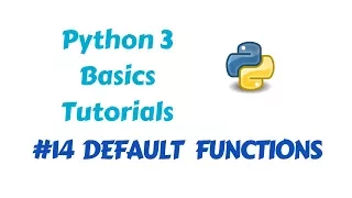 Programming in Python 3 - Function s with default Parameters