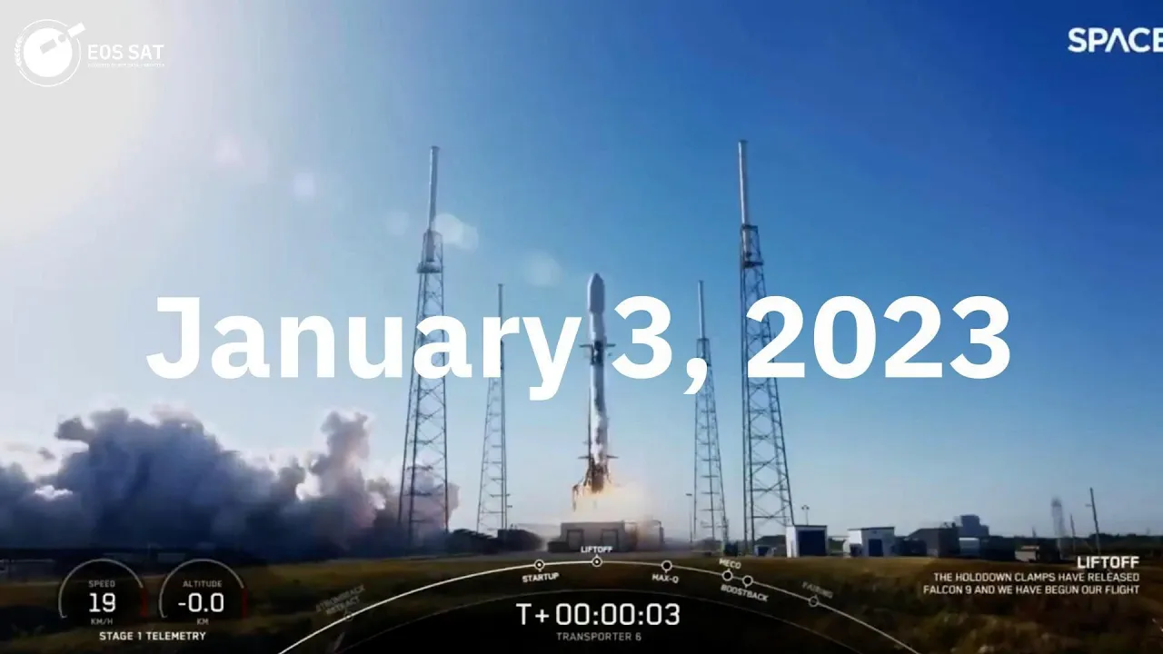 a video dedicated to the first anniversary of EOS SAT-1