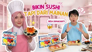 PRANK MASAK SUSHI TAPI DARI MAINAN⁉️😍 BISA DIMAKAN GA YAA??😭