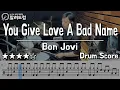 Download Lagu You Give Love A Bad Name - Bon Jovi(본조비) Drum Cover