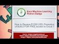 Free Course on Machine Learning with Python Exam Answers