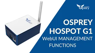 Helium G1 hotspot WebUI management functions