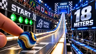 18 METERS OF MARBLE RACING 🏁 WHO WILL SURVIVE?