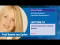 Lecture 10 Limited Dependent Variable Models Part 2