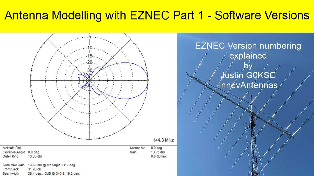 EZNEC Introduction Part 1 - EZNEC Software versions