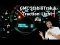 GMC StabiliTrak Traction Control Lights On Easy Fixes Troubleshooting Tips
