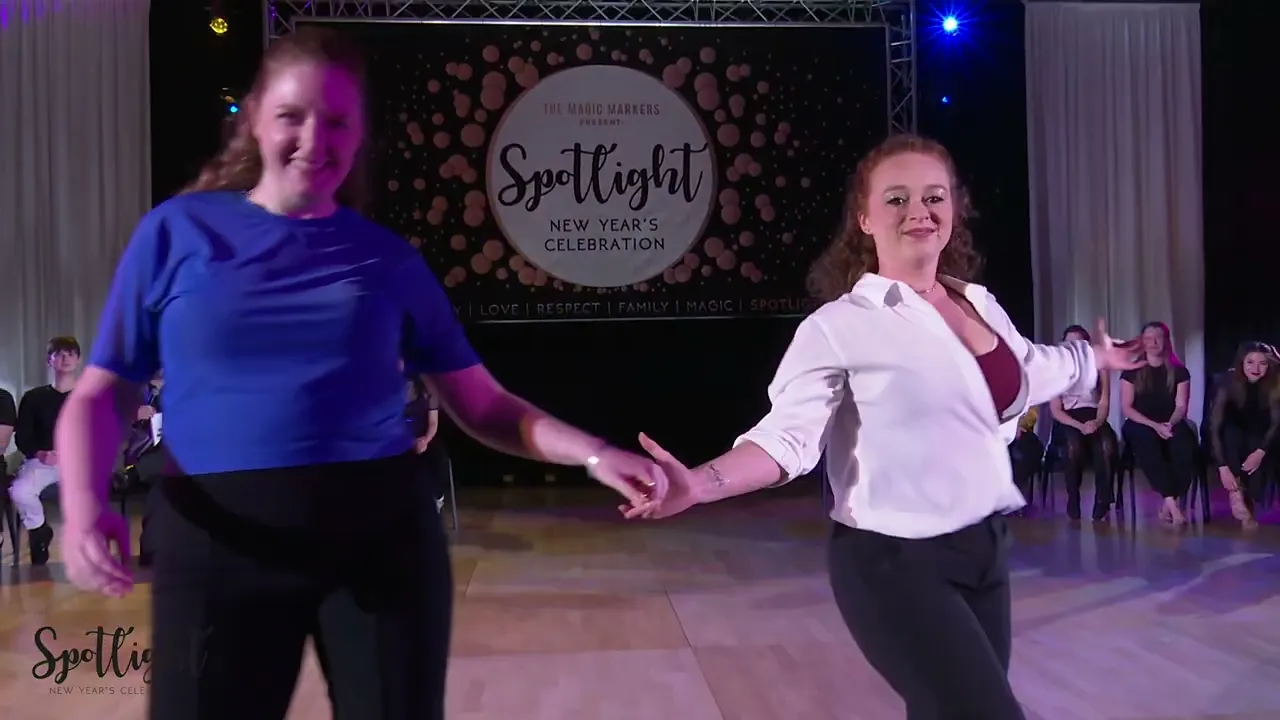 Spotlight New Year's Celebration 2023 Novice Jack & Jill - Melinda Scully & Ashley Skow