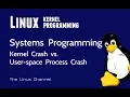 291 Systems Programming - Kernel Crash vs User-space Process Crash