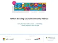 Python Steering Council Community Address