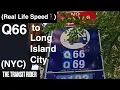 Ride Queens Bus Q66 Flushing to Long Island City Real Time Speed