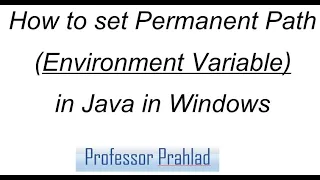 How to set permanent path Environment Variable in java