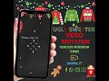 Personalized Ugly Sweater Invitation Christmas Party Invitation