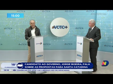 Jorge Boeira fala sobre propostas de governo para Santa Catarina