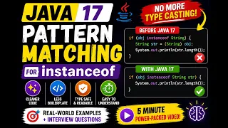 Java 17 Pattern Matching Explained instanceof Made Super Easy