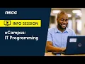 NSCC info session Learn about IT Programming at eCampus
