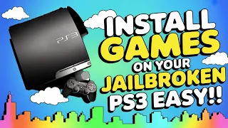 HOW TO DOWNLOAD AND INSTALL GAMES ON YOUR JAILBROKEN PS3 EZ NoPaystation JAILBREAK