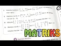 SEPERTI INI SOAL ULANGAN MATRIKS‼️SERING KELUAR