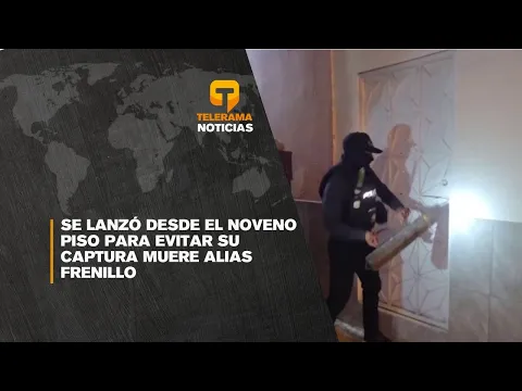 Se lanzó desde el noveno piso para evitar su captura Muere Alias 