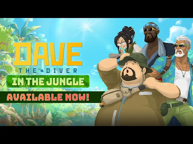 DAVE THE DIVER – In the Jungle DLC Official Release Date Trailer