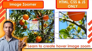 Create an image zoomer with HTML CSS and JavaScript Product Image Zoom Image Zoom on Hover